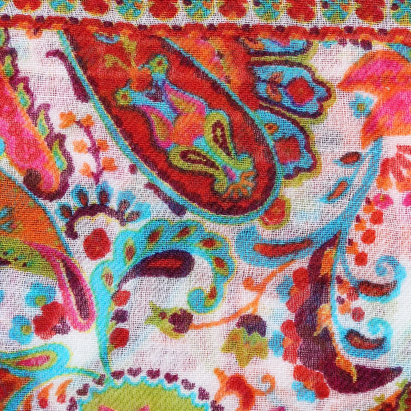 Baroque Heritage Printed Woolen Shawl