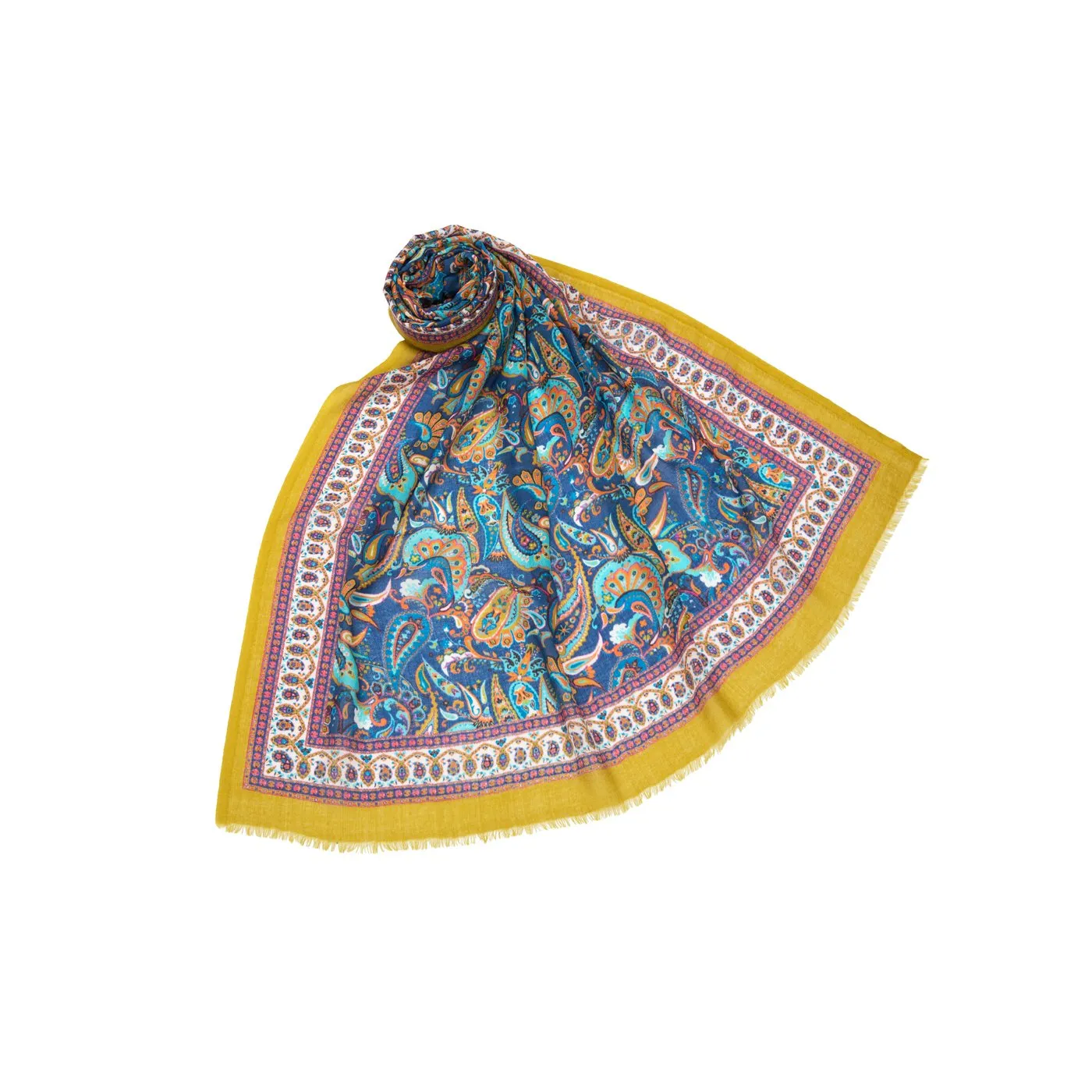 Baroque Heritage Printed Woolen Shawl