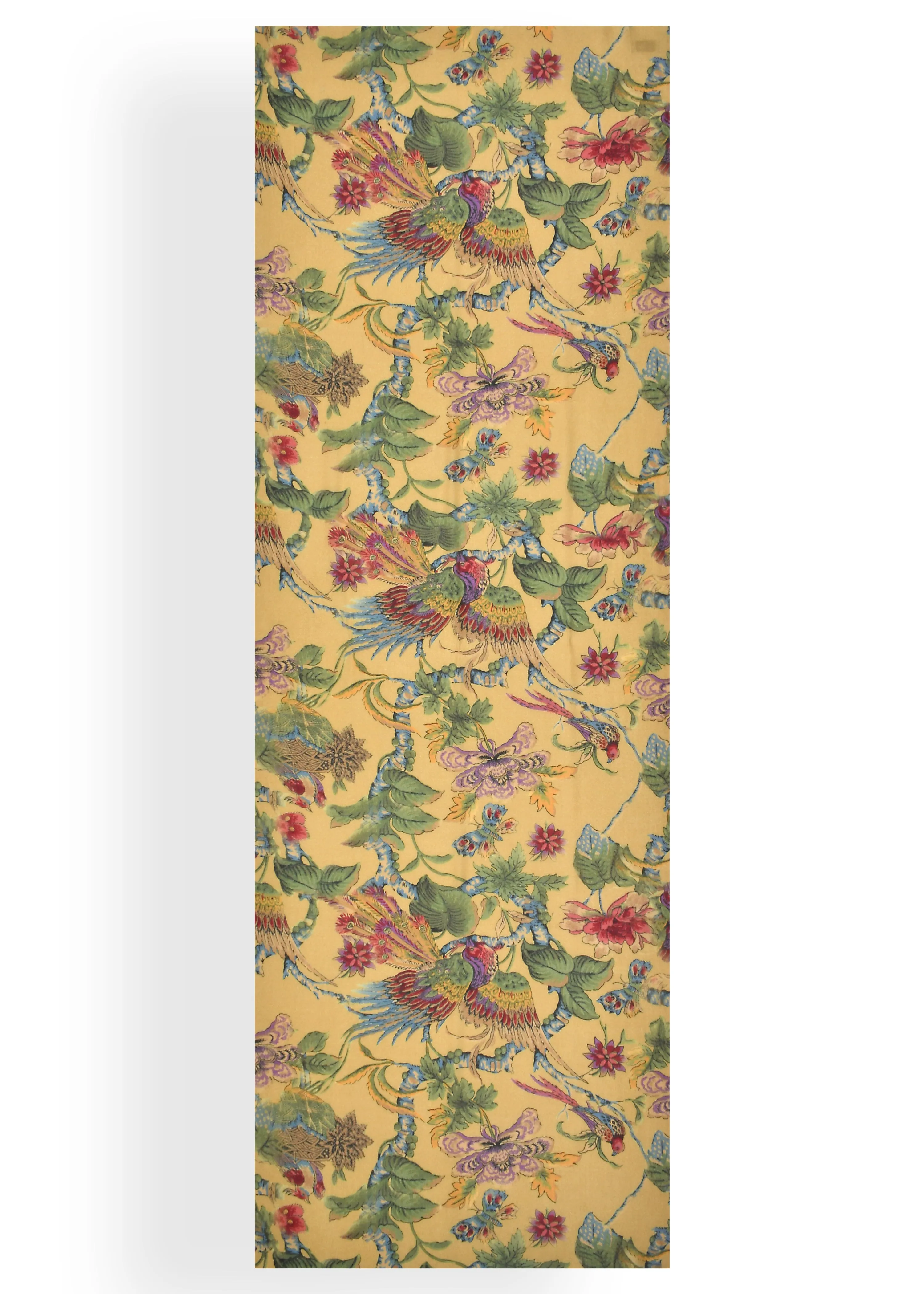 Bird Print Stole in Shahbano Twill