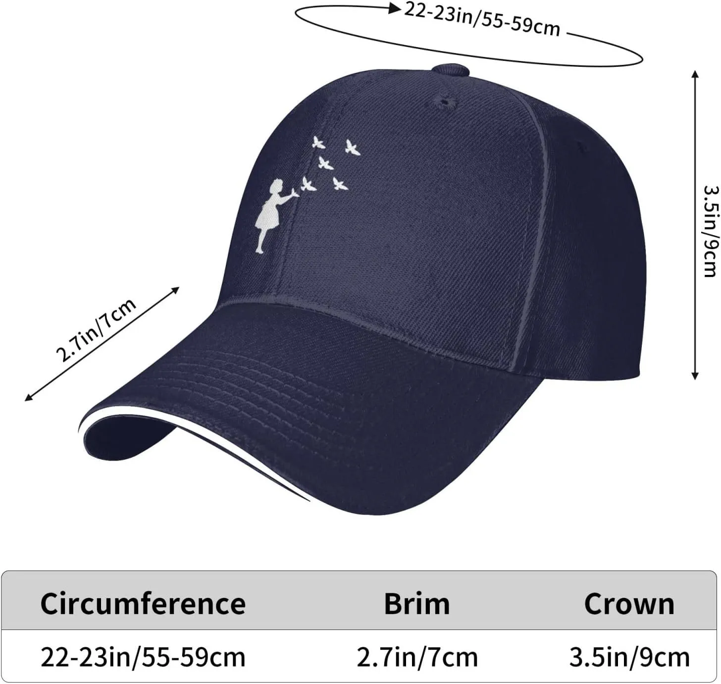 Bird Watching Girl Hats Sandwich Cap Adjustable Casquette Dad Hat Unisex Classic Baseball Caps