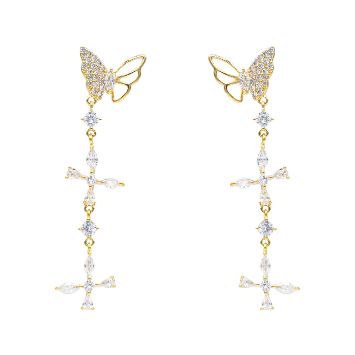 Butterfly Bliss Drop Earrings