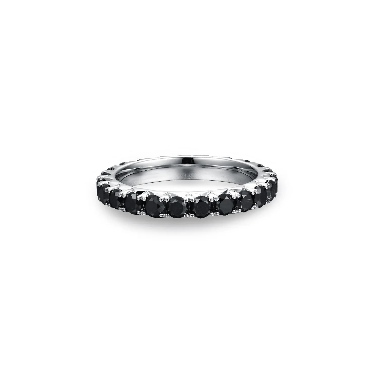 Classic Black Diamond Eternity Ring