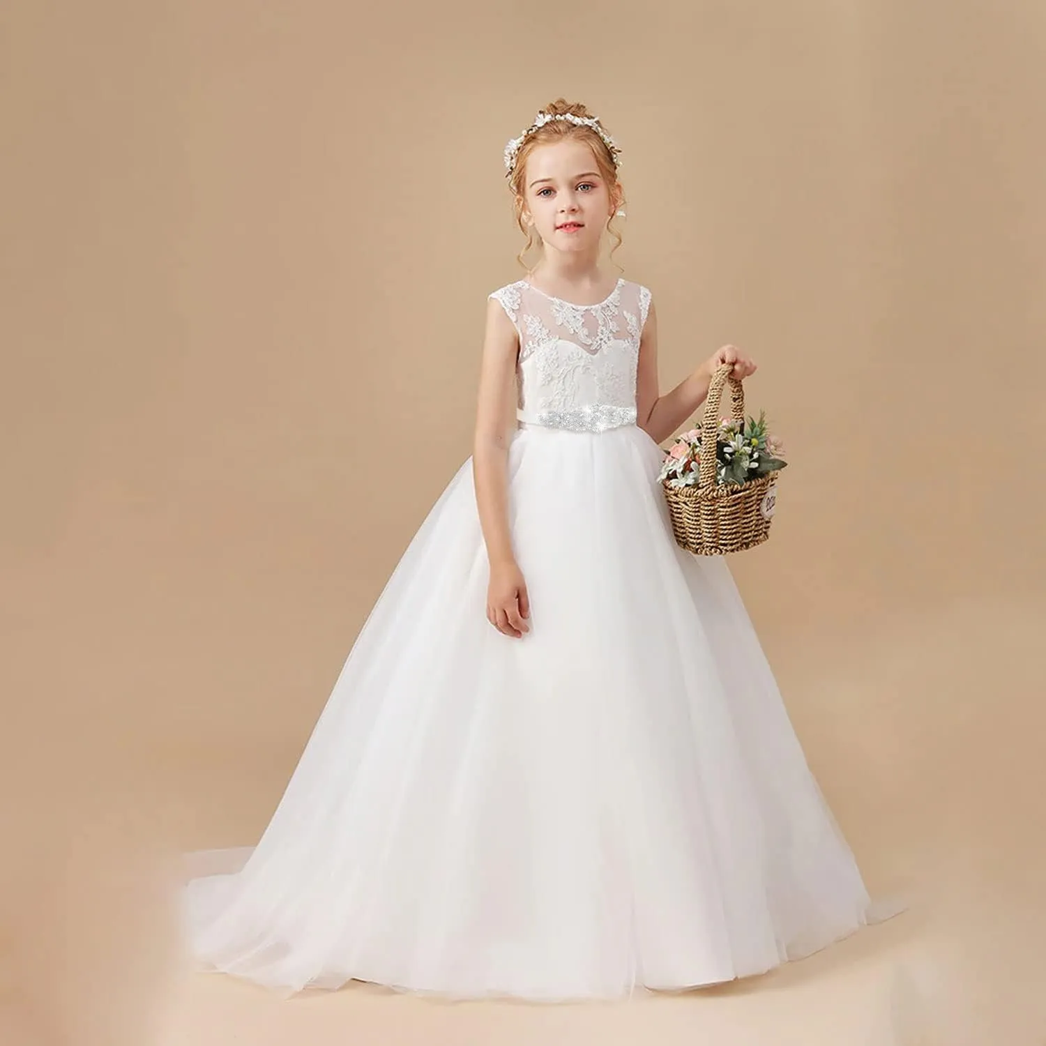 CoFashion Women's Belts Rhinestone Belt for Dresses Rhinestone Bridal Belt for Wedding