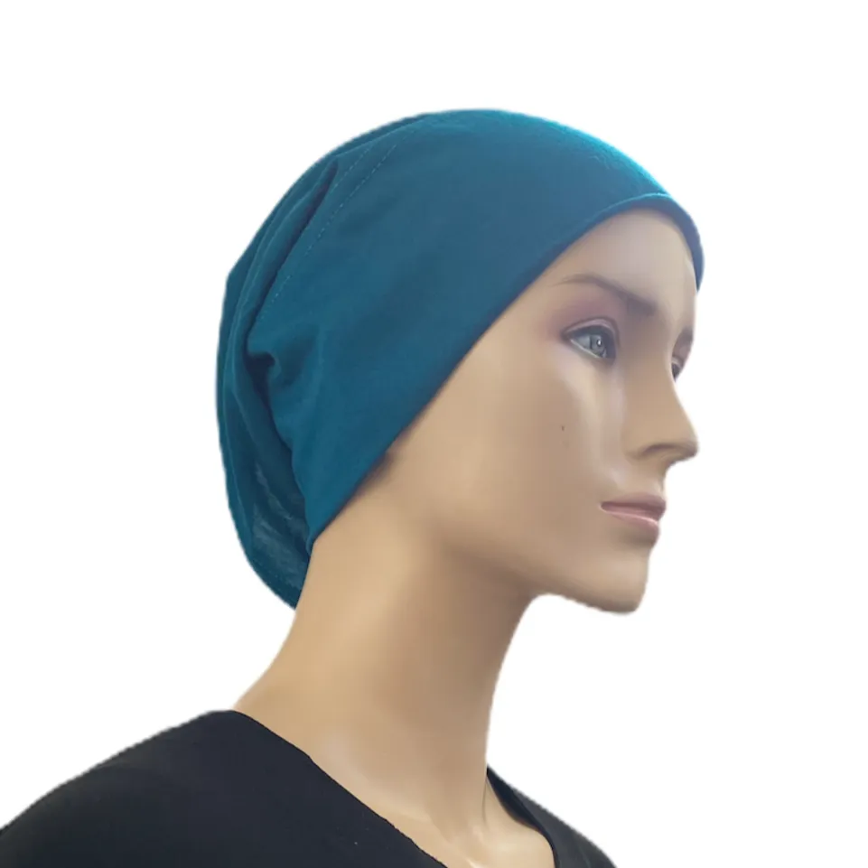 Cotton Tube Caps #1 Under Scarves