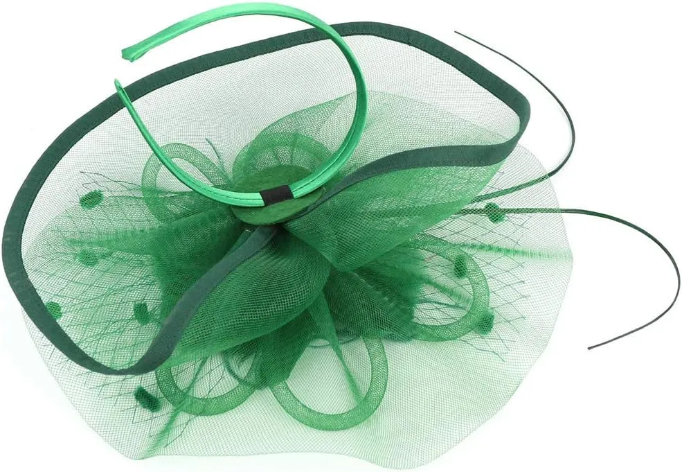Fascinators Hats for Women Tea Parties Hat Hair Clip Outfits Head Piece Carnival Accessories