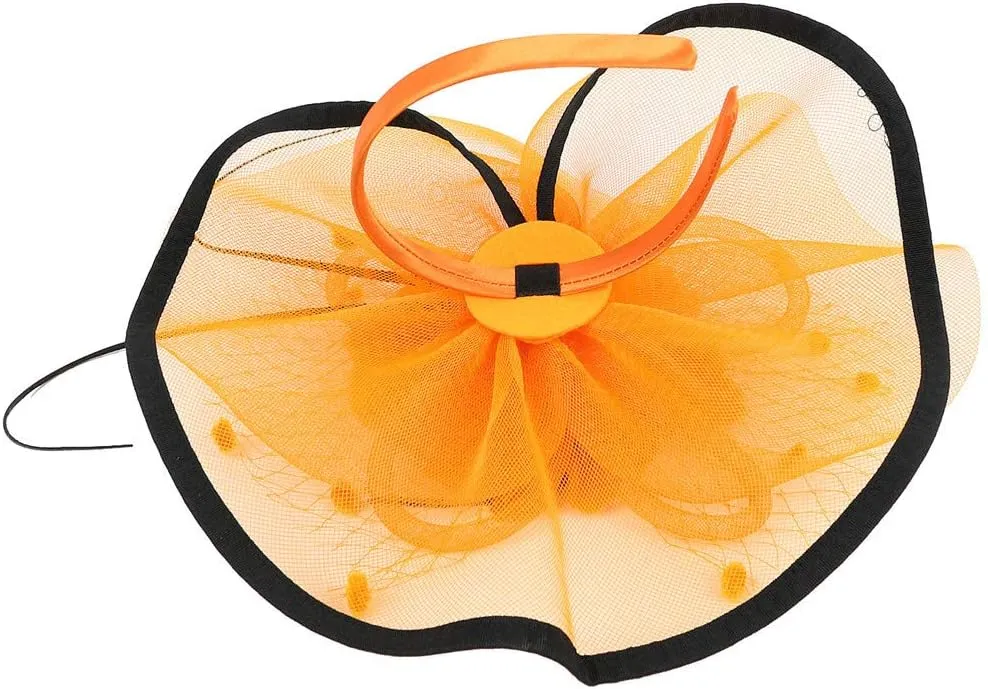 Fascinators Hats for Women Tea Parties Hat Hair Clip Outfits Head Piece Carnival Accessories