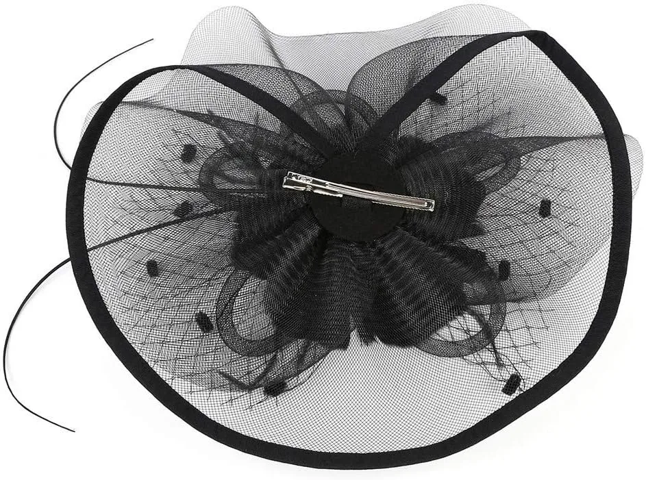 Fascinators Hats for Women Tea Parties Hat Hair Clip Outfits Head Piece Carnival Accessories