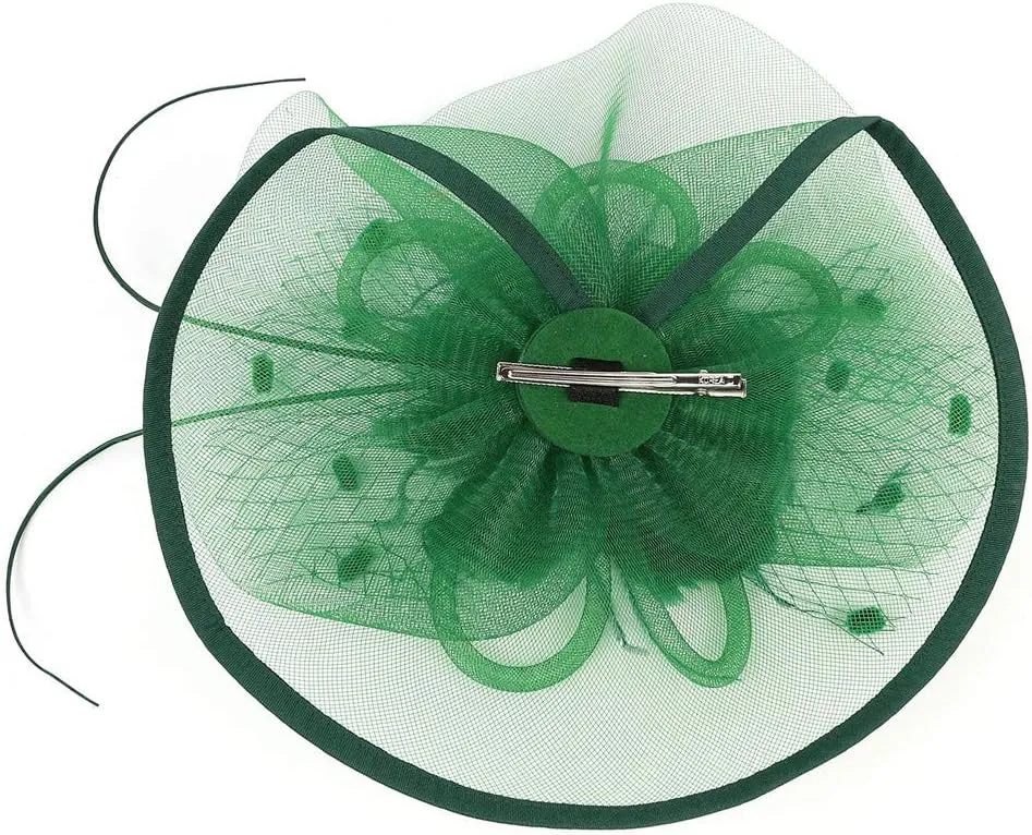 Fascinators Hats for Women Tea Parties Hat Hair Clip Outfits Head Piece Carnival Accessories