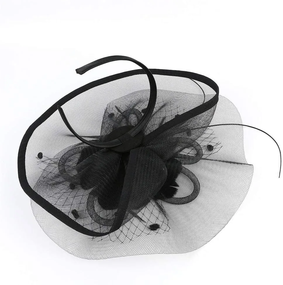 Fascinators Hats for Women Tea Parties Hat Hair Clip Outfits Head Piece Carnival Accessories