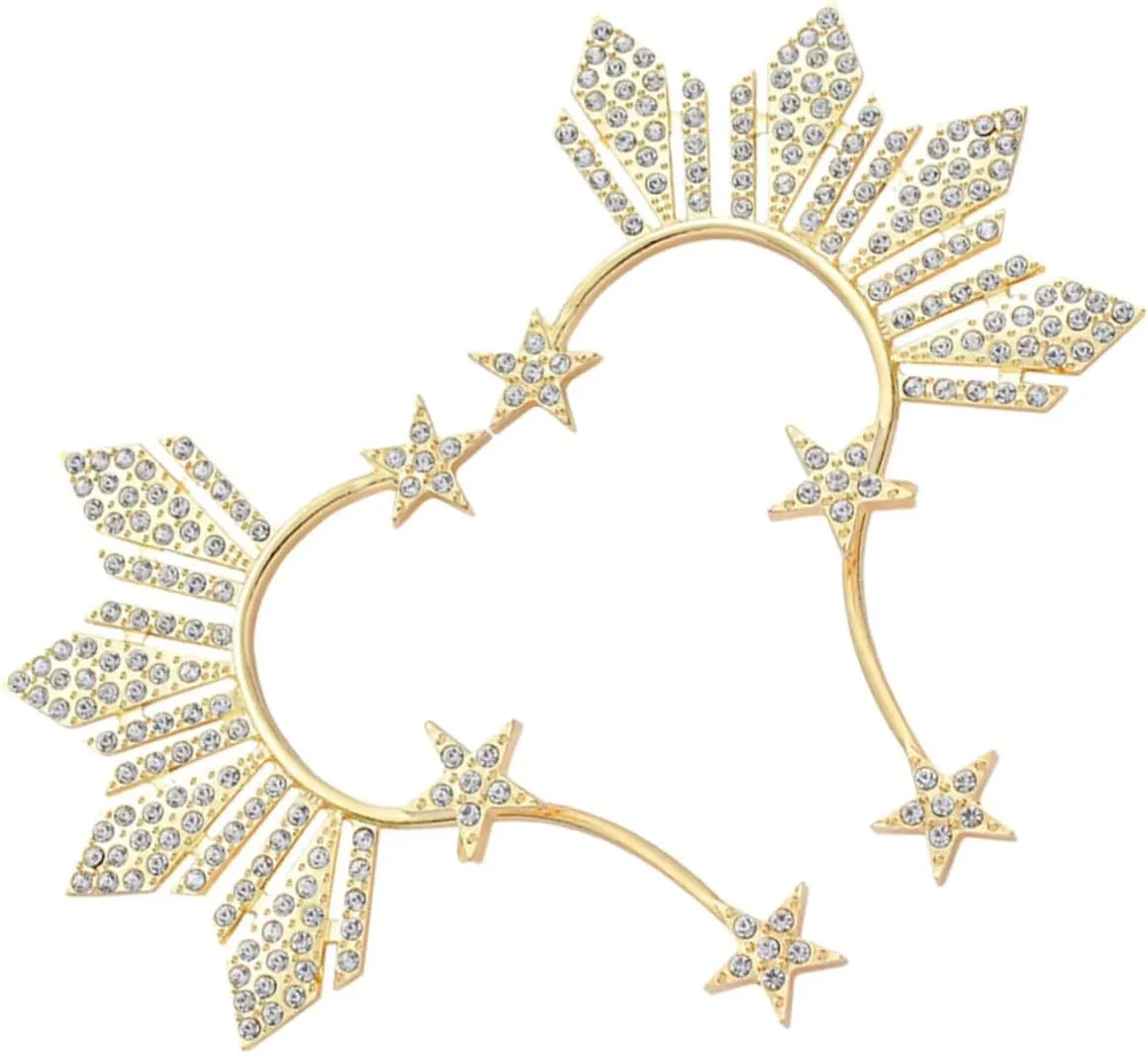 Fashionable Star Ear Cuff Earrings for Men No Piercing Stylish Earring Hooks Chic and Practical