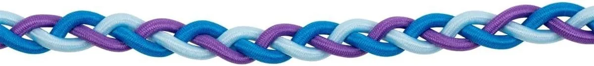 Girls Elastic Hair Ties 2.5mm Tangle Free 26inch Ponytail Holders Hair for Long Thick Curly Hair Ponytail Hair Bands