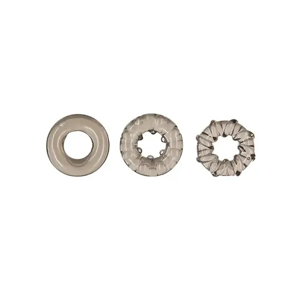 Got Big Dick 3 Pack Cock Rings - Black
