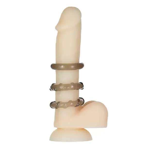 Got Big Dick 3 Pack Cock Rings - Black