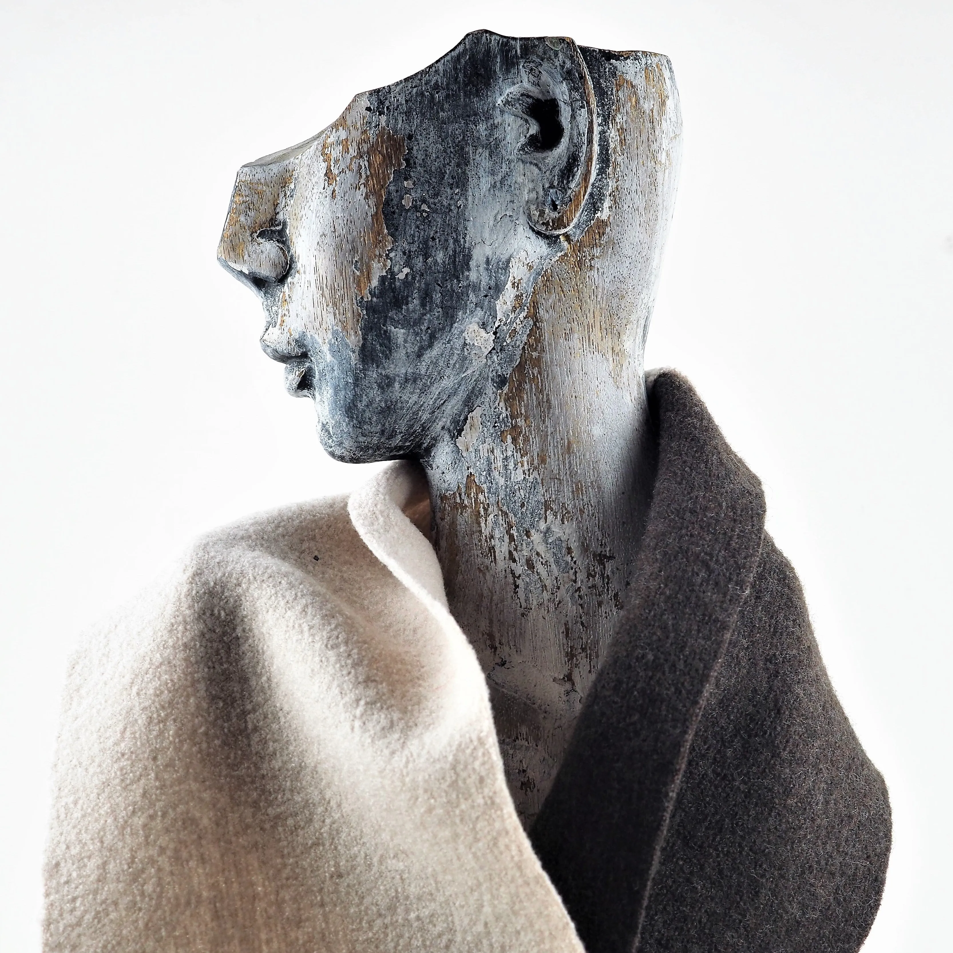 Hardy, Sandra – Brown and Cream Scarf