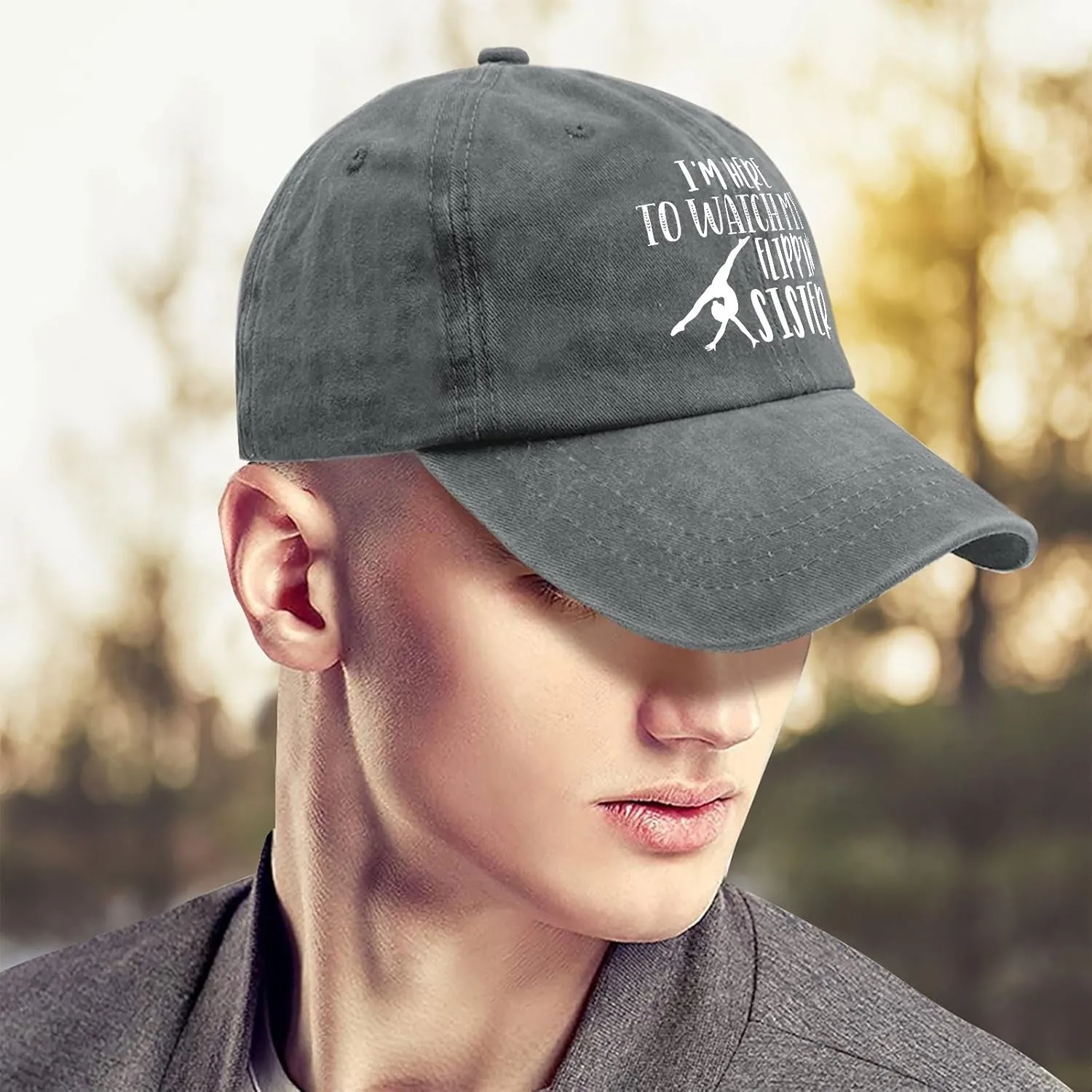 I'm Heres to Watch, Cheerss Mens Hats Outdoor Hat for Men Breathable Cap Sun Hats