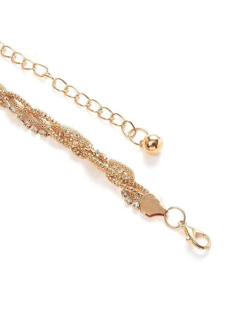 Rhinestone Decorated Chain Belt