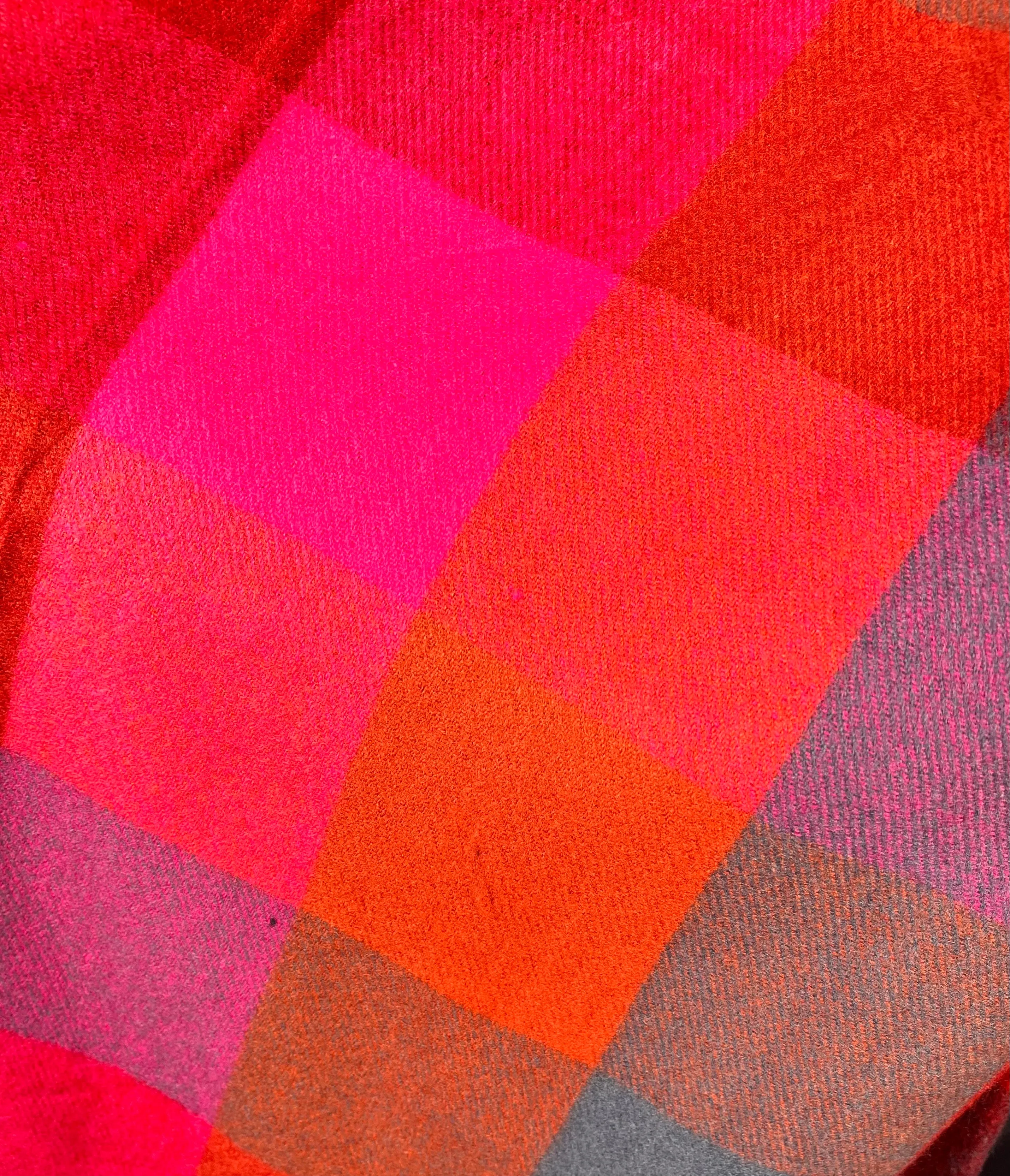 Rustic Charm Scarf/Shawl - Hot Pink