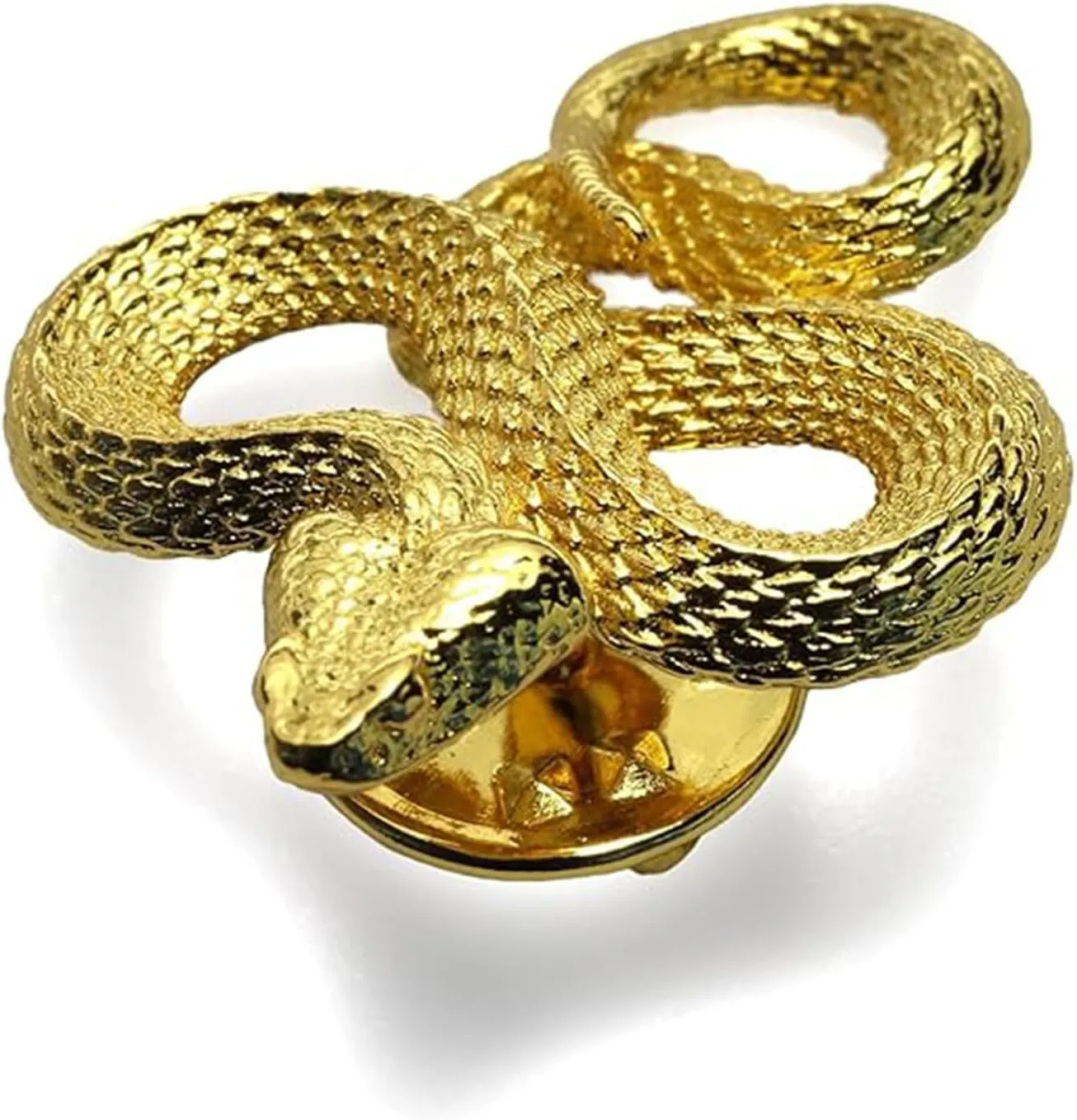 Snake Brooch,Vintage Snake Shape Pins,Lapel Pin for Men Backpack Pin Hat Pin,Halloween Party Costume Clothes Accessories Holiday Gift