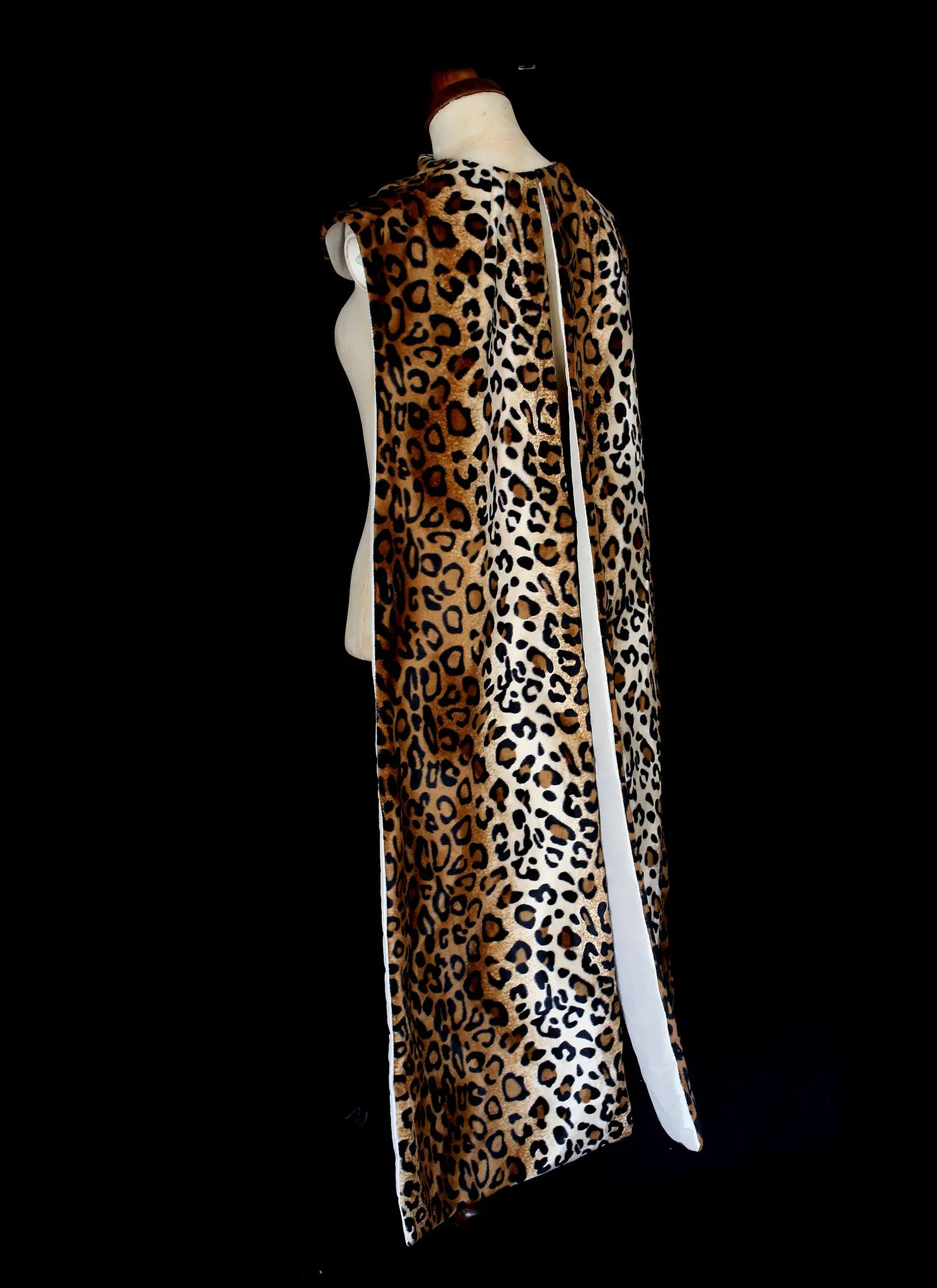 Vintage Reproduction 1950s Leopard Stole and Muff