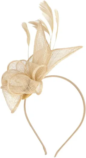 Women Fascinators Hat Clip Hairpin Kentucky Hats Elegant Headpiece Caps for Cocktail Wedding Tea Party